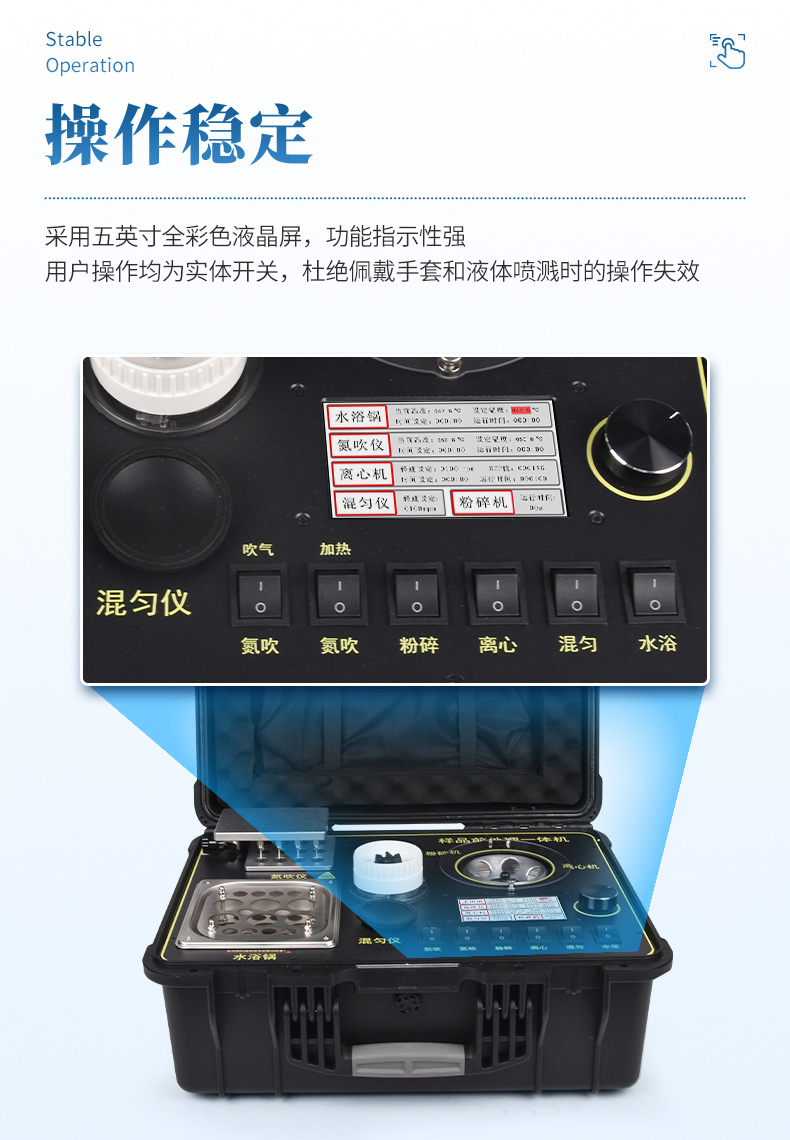 五合一食品前處理一體機